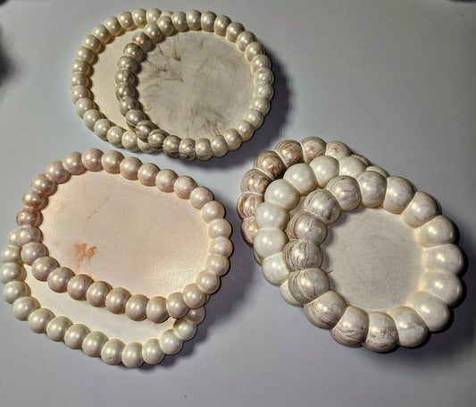 Marbled Bubble Stone Trays