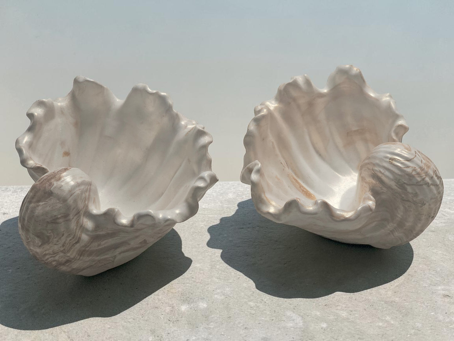 Stone Seashell Bowl